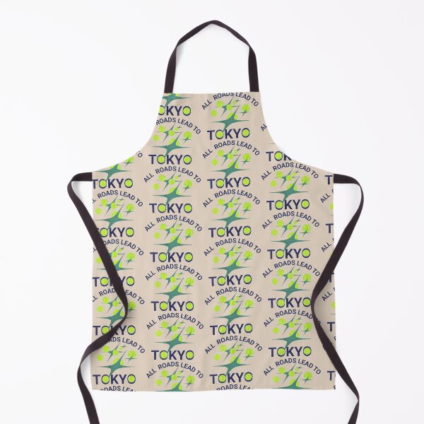 Item preview, All Roads Lead to Tokyo Tennis Ball Design designed and sold by MonsoonInkX.