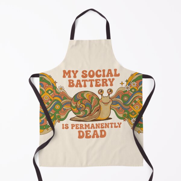 Item preview, Demotivational snail illustration, groovy antisocial humor - Light Colors Edition designed and sold by Shyla Marsare.