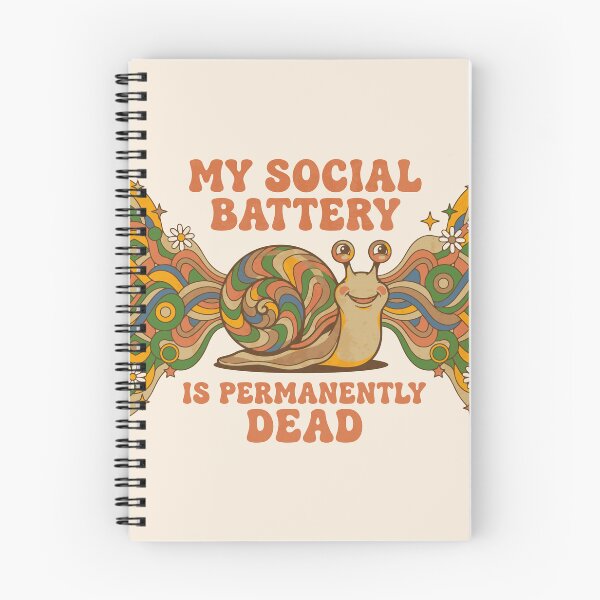 Item preview, Demotivational snail illustration, groovy antisocial humor - Light Colors Edition designed and sold by Shyla Marsare.