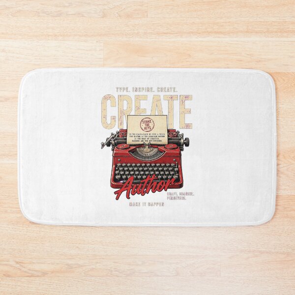 Item preview, Typewriter Author Create Vintage Red Typewriter Design for Writers designed and sold by LunaGlow Studio.