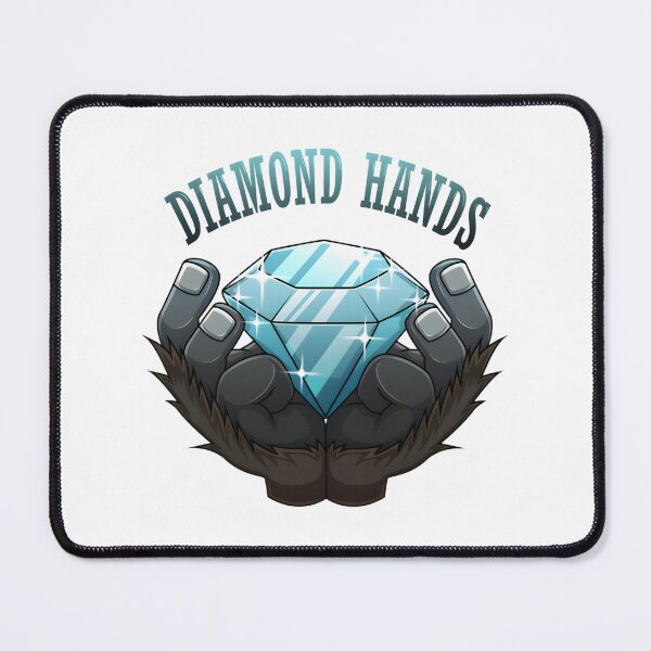 Item preview, Diamond Hands Cryptocurrency Investor Design for Strong Holders designed and sold by LowKeyStuff.