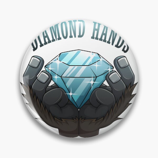 Item preview, Diamond Hands Cryptocurrency Investor Design for Strong Holders designed and sold by LowKeyStuff.
