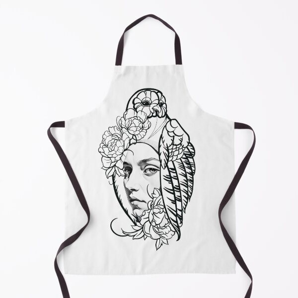 Item preview, Woman and Parrot Art Print by Storey Art designed and sold by Storey Art.