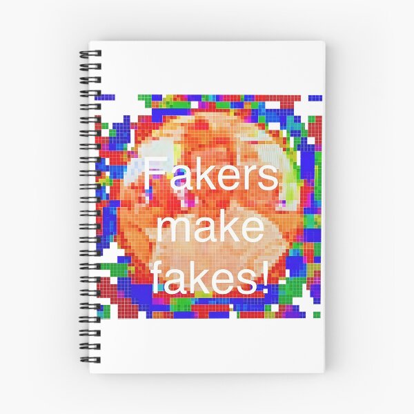 Item preview, Fakers Make Fakes Bold Typography Motivational Design designed and sold by theflumpbros.