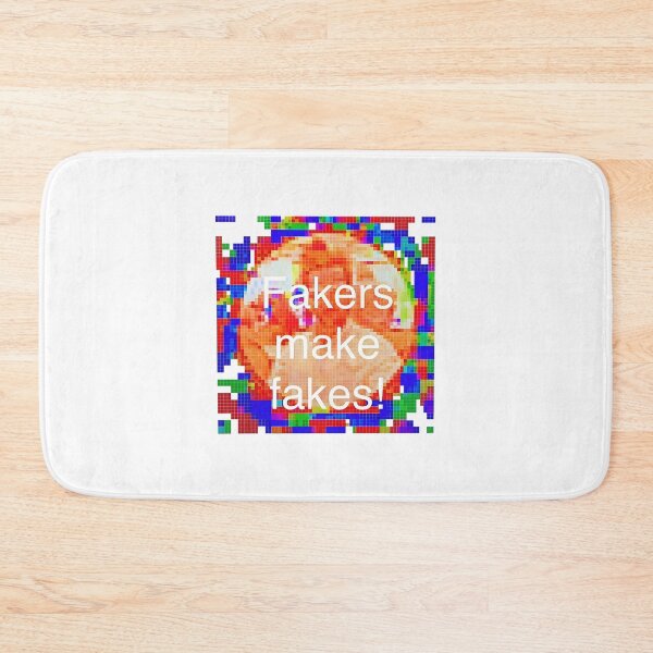 Item preview, Fakers Make Fakes Bold Typography Motivational Design designed and sold by theflumpbros.