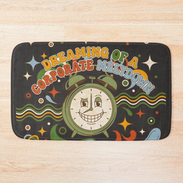 Item preview, Retro alarm clock with corporate slogan - Dark Color Edition designed and sold by Shyla Marsare.