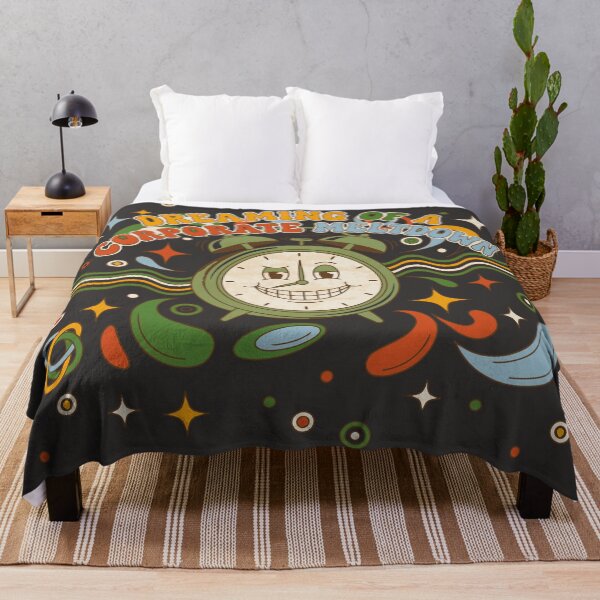 Item preview, Retro alarm clock with corporate slogan - Dark Color Edition designed and sold by Shyla Marsare.