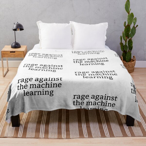Aperçu de l'œuvre  Rage Against the Machine Learning créée et vendue par Leo Bennett.