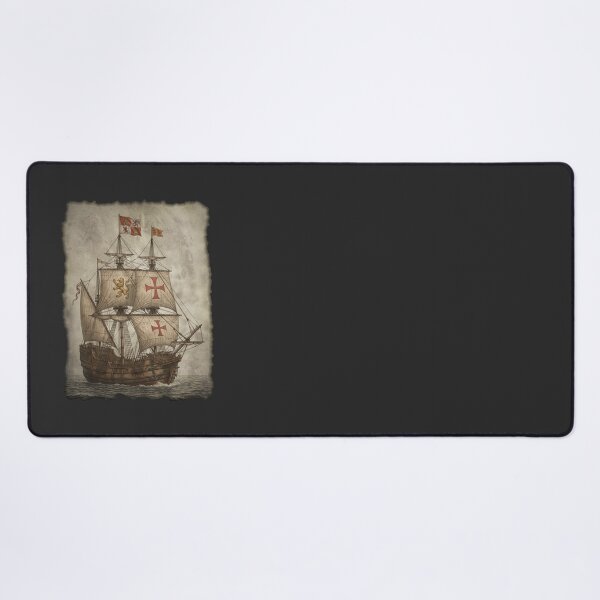 Item preview, Castilian Horizon: 15th-Century Spanish Caravel Exploration Art designed and sold by FreiherrPK.