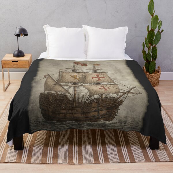 Item preview, Castilian Horizon: 15th-Century Spanish Caravel Exploration Art designed and sold by FreiherrPK.