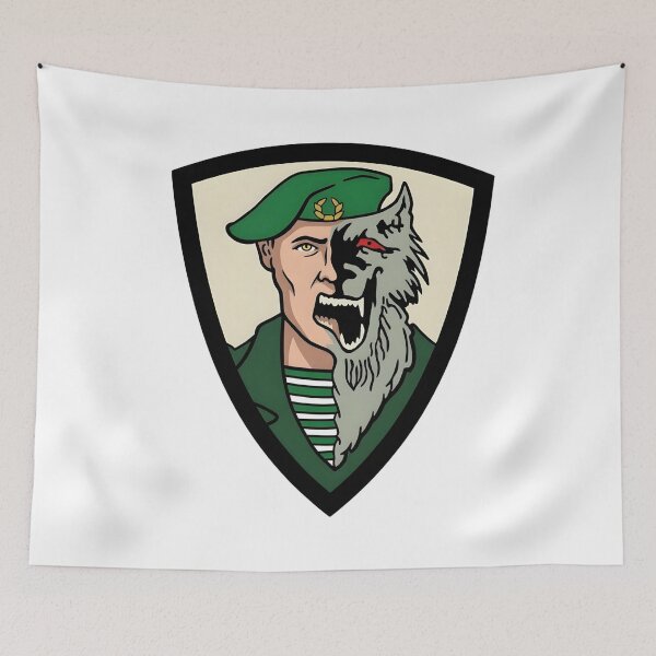 Item preview, Russian Army Green Beret Border Guard Spetsnaz Werewolf Unit designed and sold by CharlieDesings.
