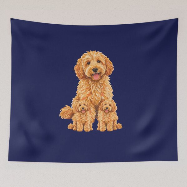 Item preview, Cute goldendoodle mom designed and sold by stormk10.
