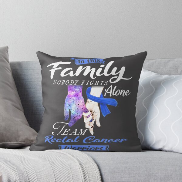 Item preview, In This Family Nobody Fights Alone - Team Rectal Cancer Warrior Support Design designed and sold by khairulhafizi.