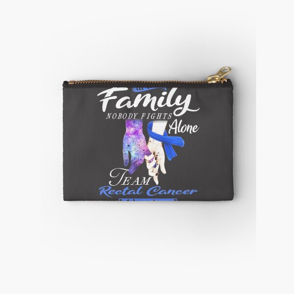 Item preview, In This Family Nobody Fights Alone - Team Rectal Cancer Warrior Support Design designed and sold by khairulhafizi.