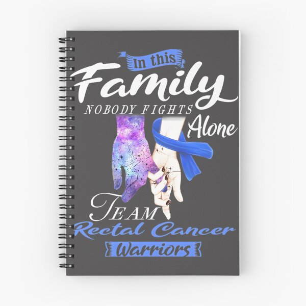 Item preview, In This Family Nobody Fights Alone - Team Rectal Cancer Warrior Support Design designed and sold by khairulhafizi.