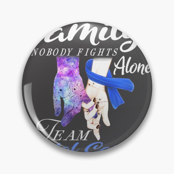 Item preview, In This Family Nobody Fights Alone - Team Rectal Cancer Warrior Support Design designed and sold by khairulhafizi.