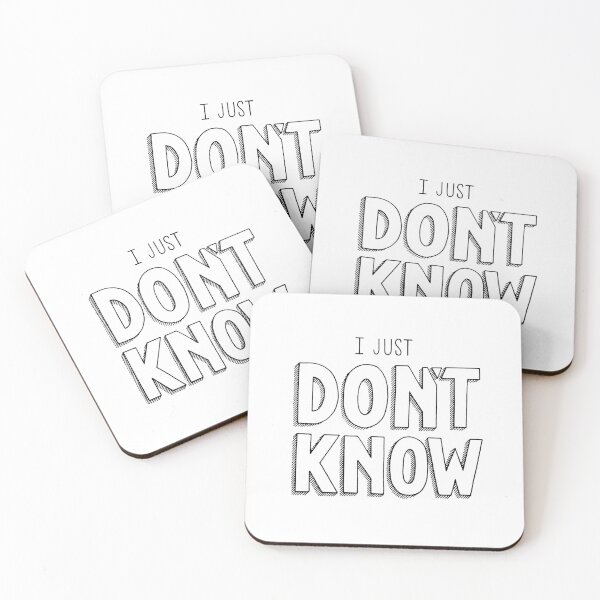 Item preview, I just don't know designed and sold by Marta Ambrosetti.