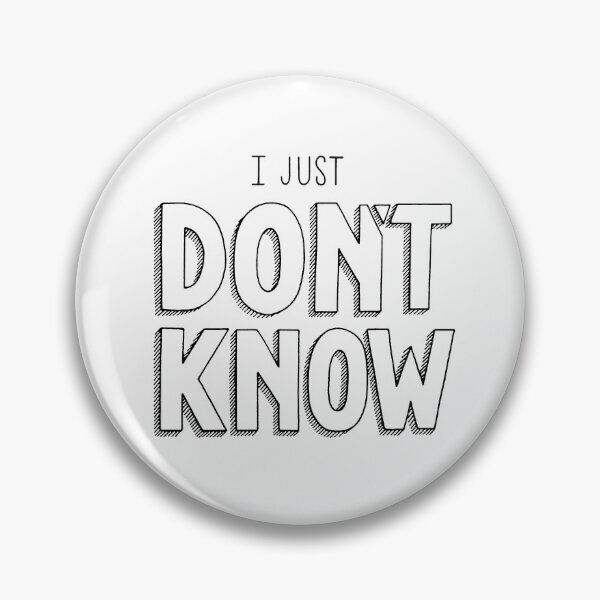 Item preview, I just don't know designed and sold by Marta Ambrosetti.