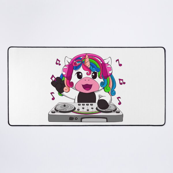 Item preview, Cute Unicorn DJ Music Rainbow Magical Party Design designed and sold by styleonestaa.