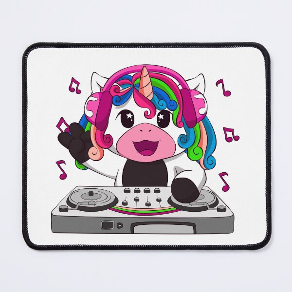 Item preview, Cute Unicorn DJ Music Rainbow Magical Party Design designed and sold by styleonestaa.