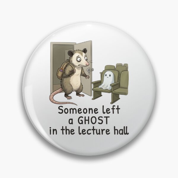 Item preview, Someone left a ghost in the lecture hall. designed and sold by ChernotytskaArt.
