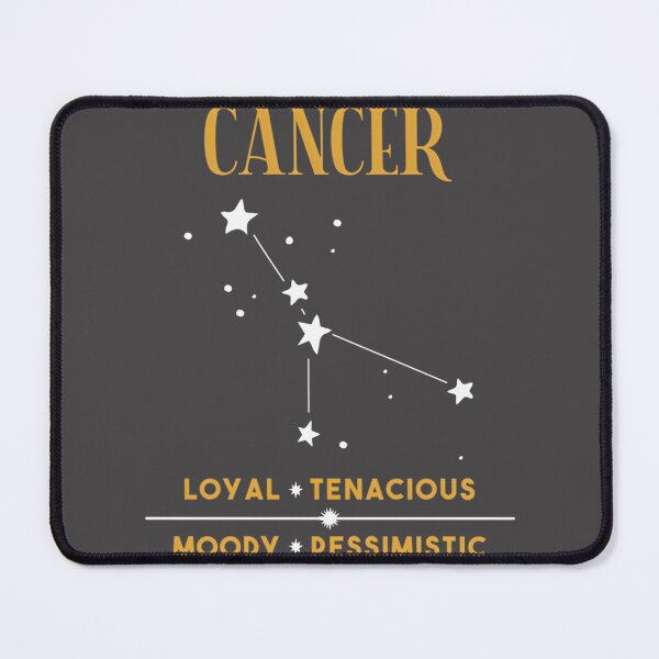 Item preview, Cancer Zodiac Sign Constellation with Nutrition Theme Astrology Design designed and sold by KB9CR7MO23.