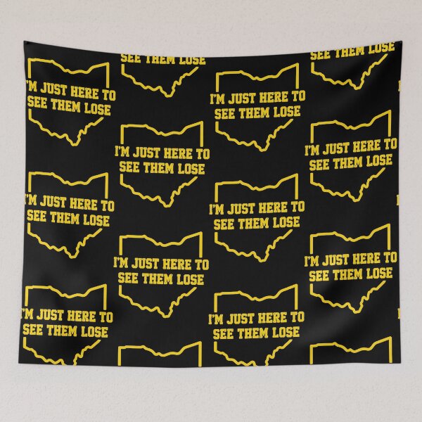 Item preview, I'm Just Here to See Them Lose Sarcastic Sports Fan designed and sold by cerima.