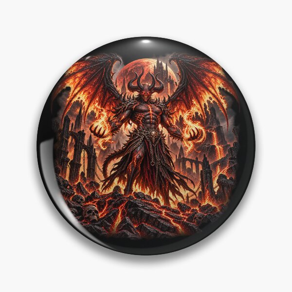 Item preview, Infernal Winged Demon – Lord of the Burning Abyss designed and sold by TroviTutto.
