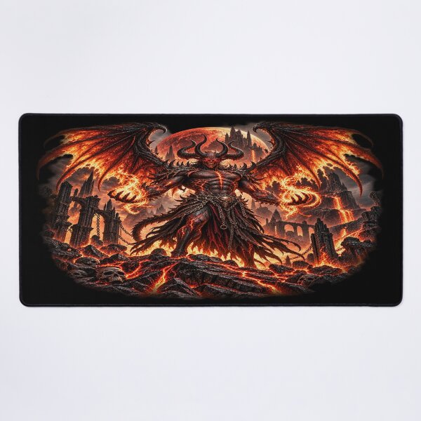 Item preview, Infernal Winged Demon – Lord of the Burning Abyss designed and sold by TroviTutto.