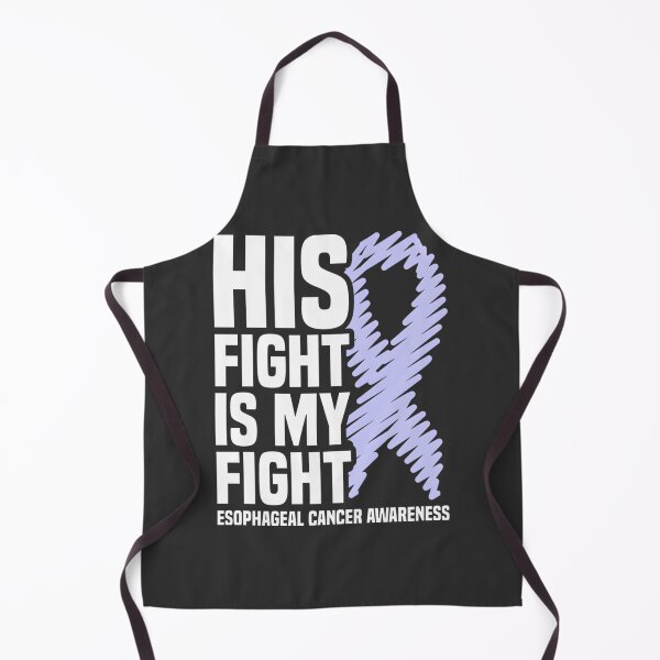 Item preview, His Fight Is My Fight Periwinkle Ribbon Esophageal Cancer Awareness Design designed and sold by khairulhafizi.