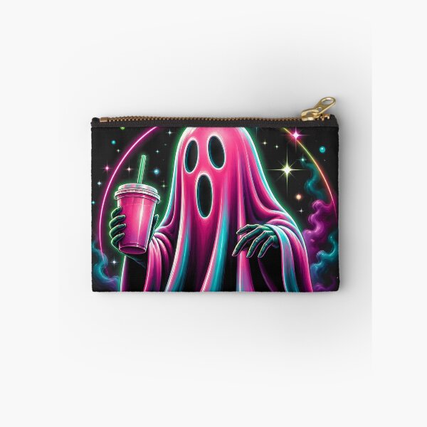 Item preview, Retro Neon Ghost Drinking Coffee designed and sold by legendaryskins.