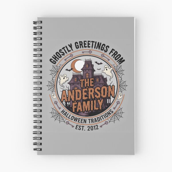 Item preview, Ghostly Greetings The Anderson Family Halloween Shirt designed and sold by Blebaylem.