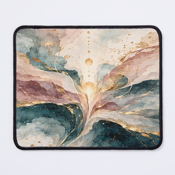 Item preview, Own light – Abstract watercolor flower designed and sold by NiSchi LaVida.