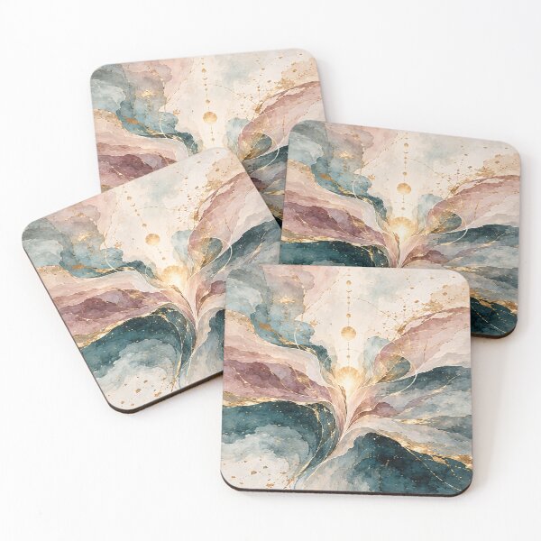 Item preview, Own light – Abstract watercolor flower designed and sold by NiSchi LaVida.