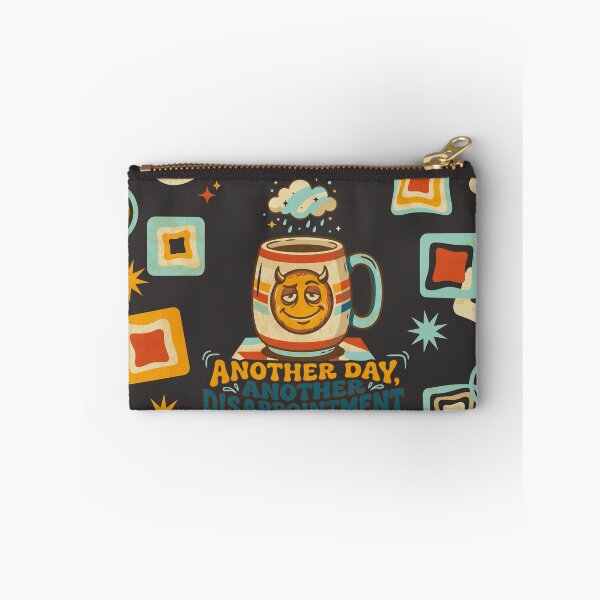 Item preview, Groovy mug with retro demotivational phrase - Dark Color Edition designed and sold by Shyla Marsare.