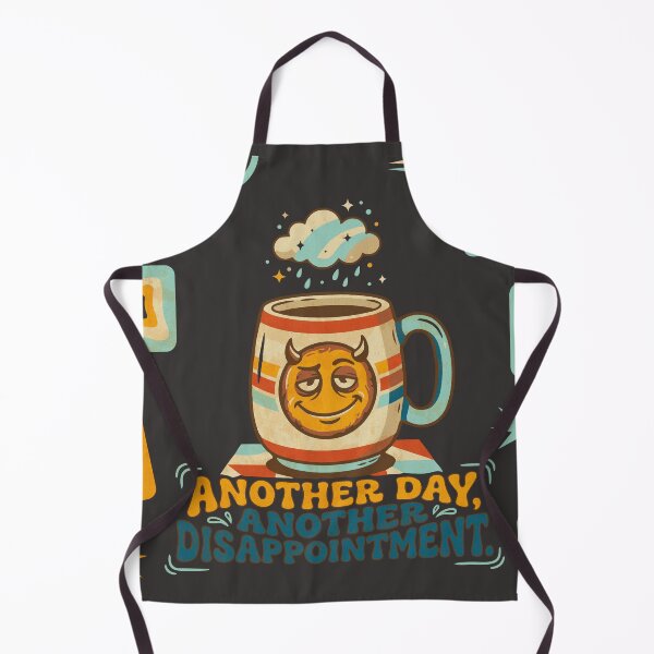 Item preview, Groovy mug with retro demotivational phrase - Dark Color Edition designed and sold by Shyla Marsare.