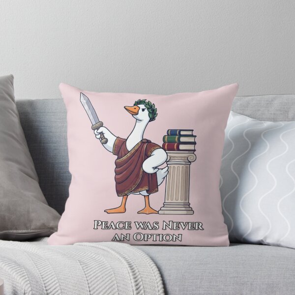 Item preview, Roman Goose with Sword and Books – Peace Was Never An Option designed and sold by Wildlife Wonders.