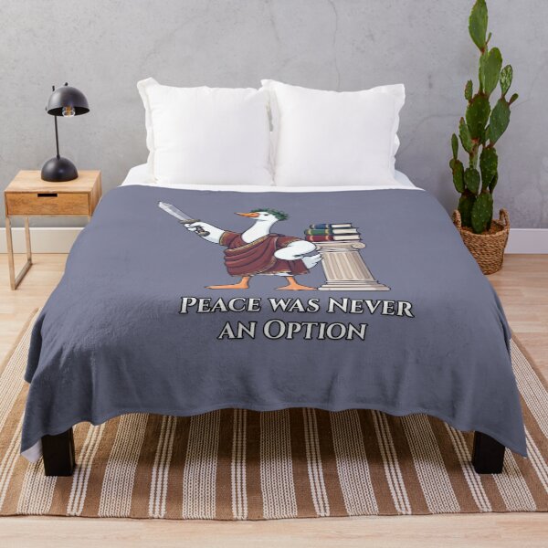 Item preview, Roman Goose with Sword and Books – Peace Was Never An Option designed and sold by Wildlife Wonders.