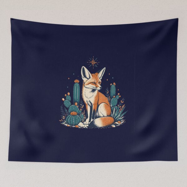 Item preview, Desert Fox and Cactus Art designed and sold by Supertango.