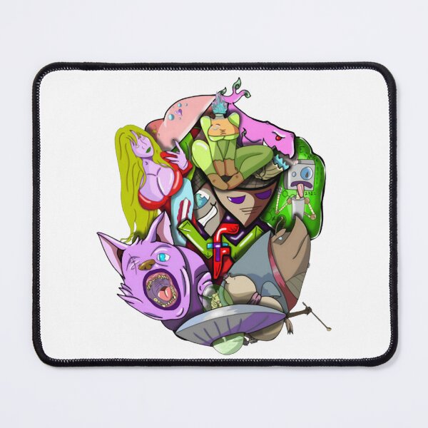 Item preview, Garden Goblin Stack Quirky Trippy Monster Collage Art designed and sold by Daxinelilit.