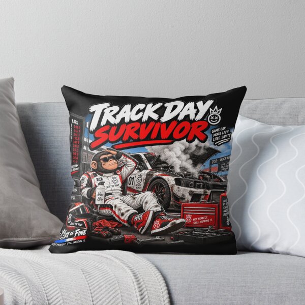 Item preview, TRACK DAY SURVIVOR — Motorsport Track Day designed and sold by Sort-of-Find.