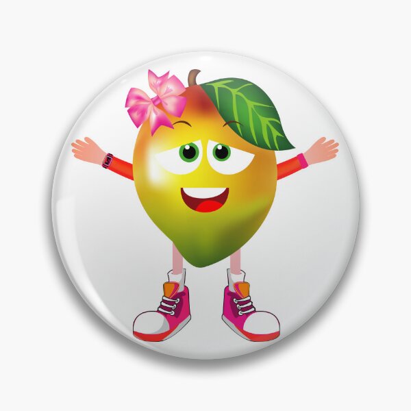 Item preview, Satisfied Mango Animated Character Girl Version designed and sold by ExpressiveToon.
