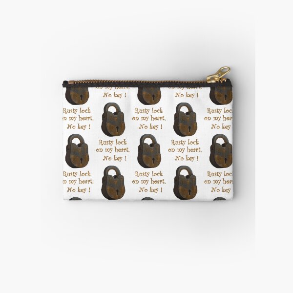 Item preview, Rusty Lock On My Heart, No Key - Vintage Padlock Illustration designed and sold by Tokraz-art.