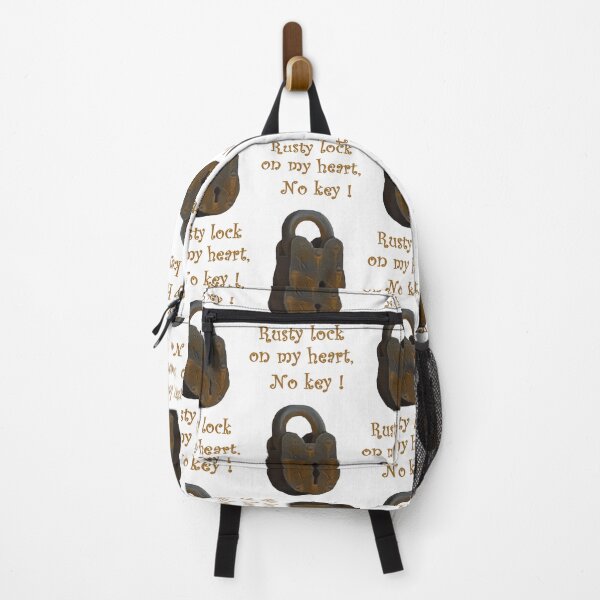 Item preview, Rusty Lock On My Heart, No Key - Vintage Padlock Illustration designed and sold by Tokraz-art.