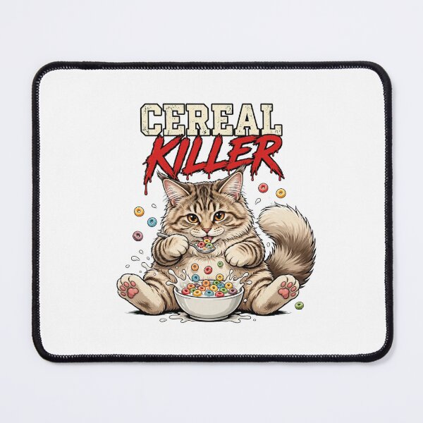 Item preview, Maine Coon Cat Cereal Killer Funny Breakfast designed and sold by Ghostlycats2026.