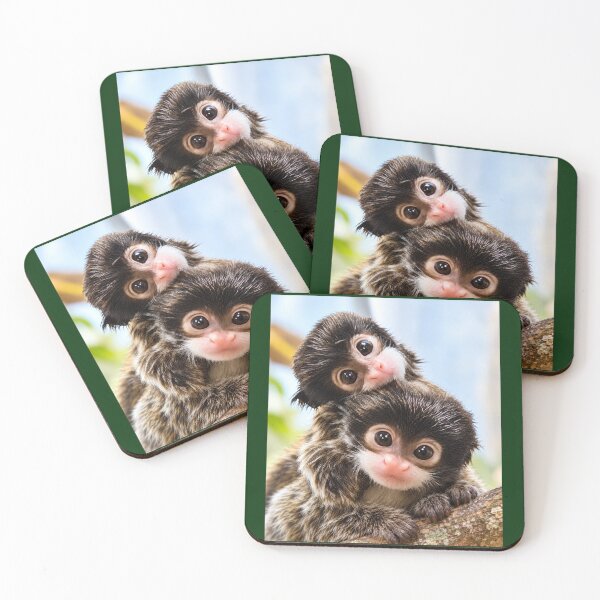 Item preview, Adorable Baby Marmosets designed and sold by Marina Langer Wildlife Art..