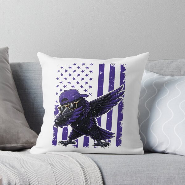Item preview, Cool Dabbing Raven Purple American Flag designed and sold by thefirstbroo.