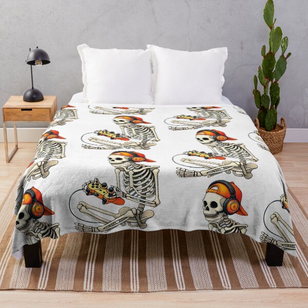 Item preview, Skeleton Gamer Video Gaming Boys Men Kids designed and sold by cerima.