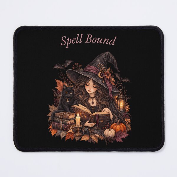 Item preview, Spell Bound Witch Black Cat Halloween designed and sold by mycute-stickers.