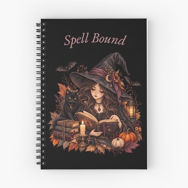 Item preview, Spell Bound Witch Black Cat Halloween designed and sold by mycute-stickers.